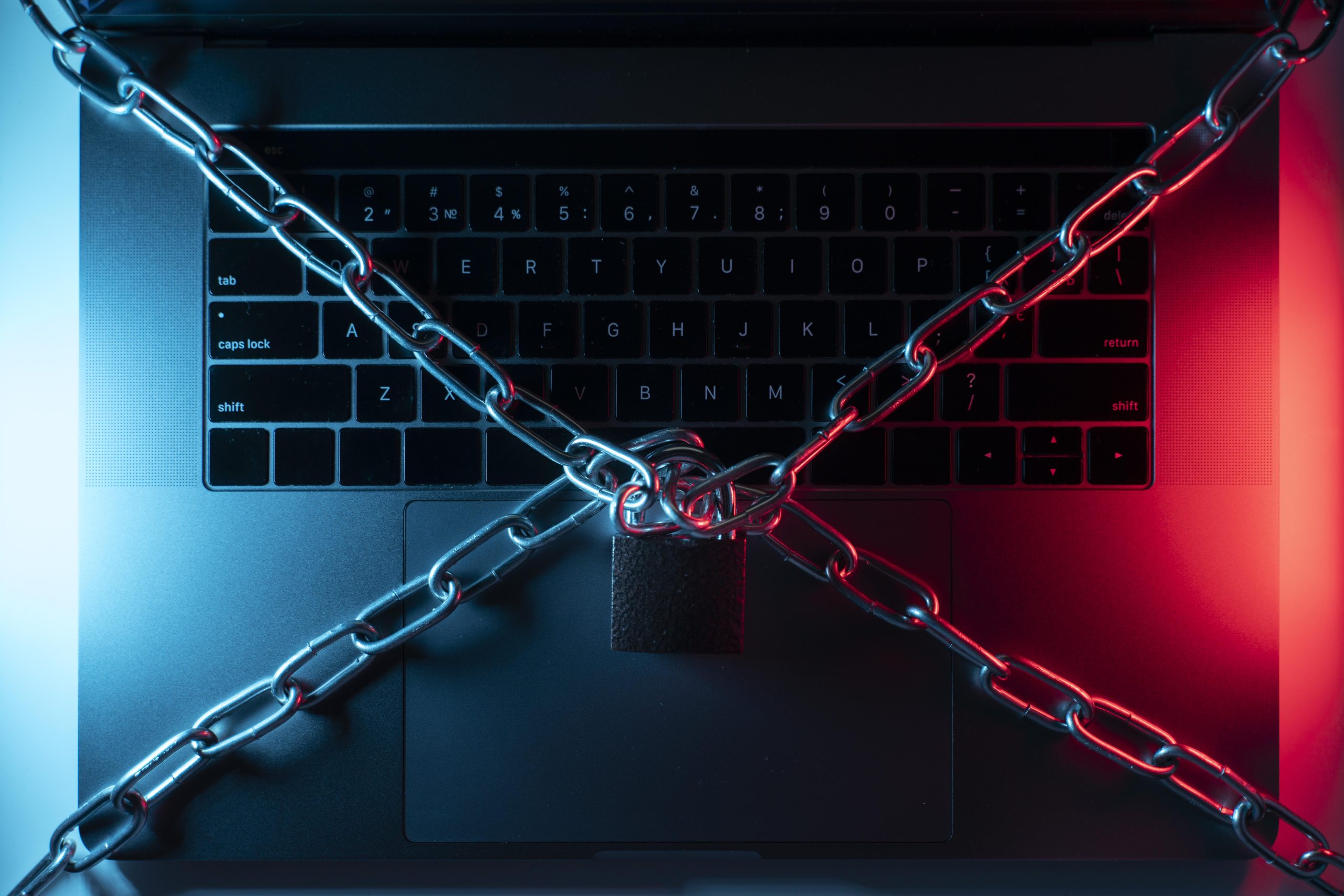 Computer blocked by lock